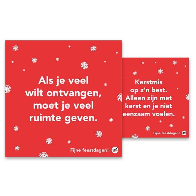 Comello Omdenken Weihnachtskarten