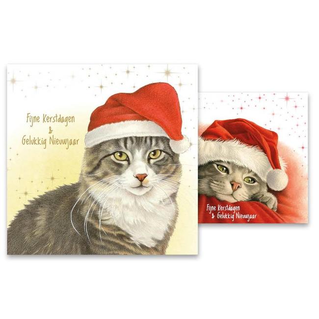 Cartes de Noël des chats de Francien