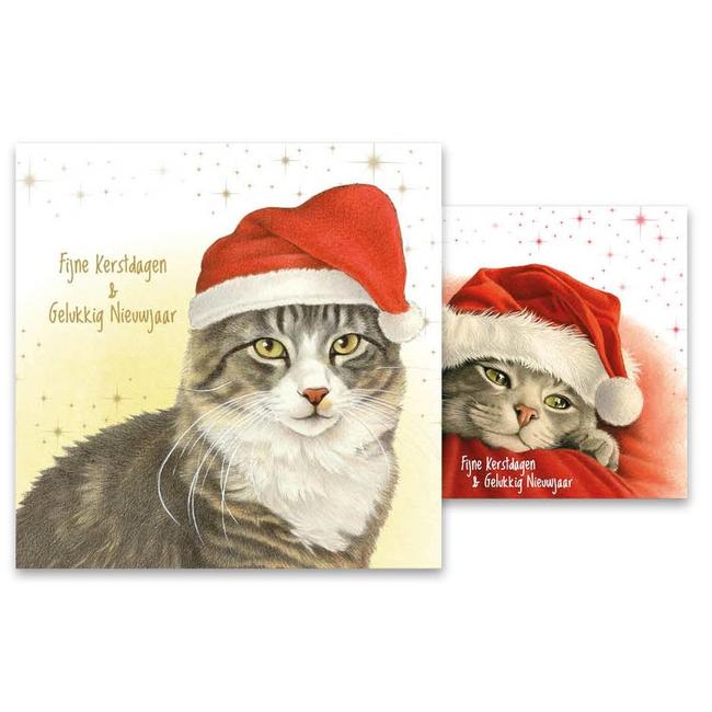 Comello Tarjetas de Navidad de Francien's Cats