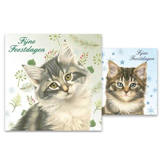 Comello Cartes de Noël des chats de Francien