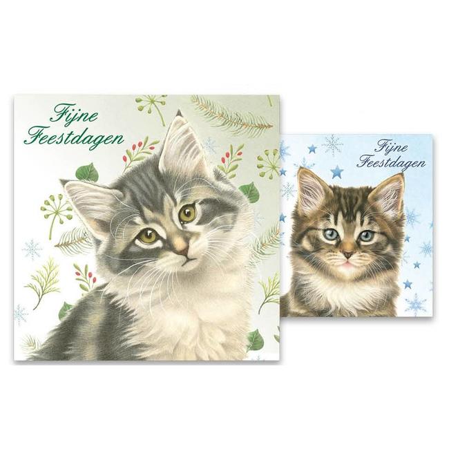 Cartes de Noël des chats de Francien