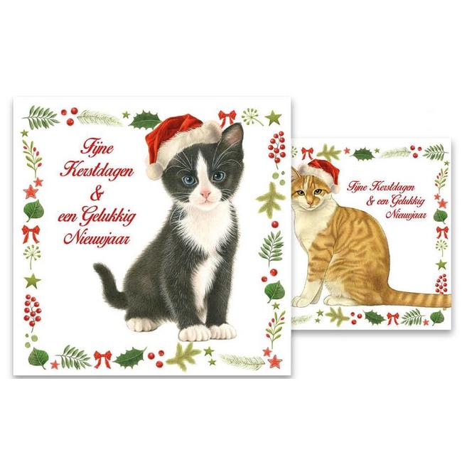 Comello Cartes de Noël des chats de Francien