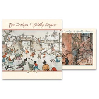 Comello Anton Pieck Christmas cards