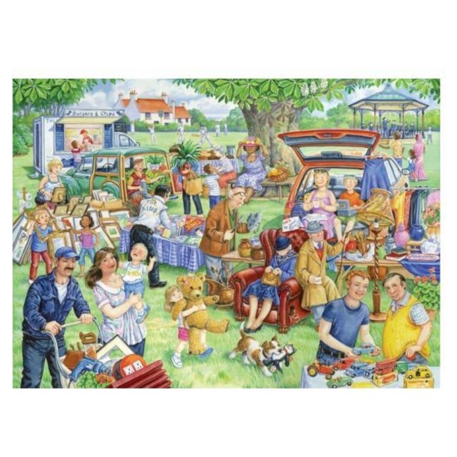 Car Boot Sale 1000 Puzzle pieces | House of Puzzles Car Boot Sale 1000 Puzzle pieces | House of Puzzles