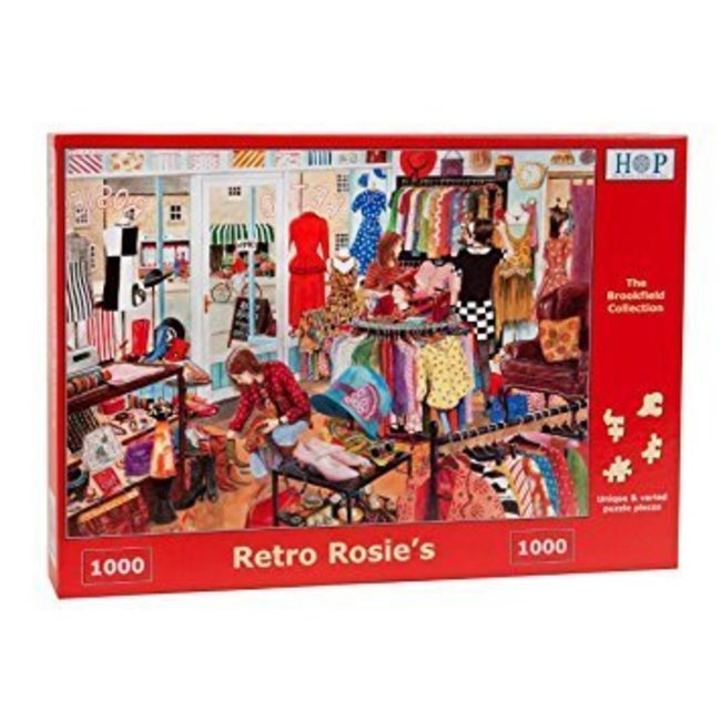 The House of Puzzles Puzzle Retro Rosie's 1000 pièces