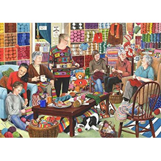 The House of Puzzles Puzzle Knit and Natter 1000 pièces