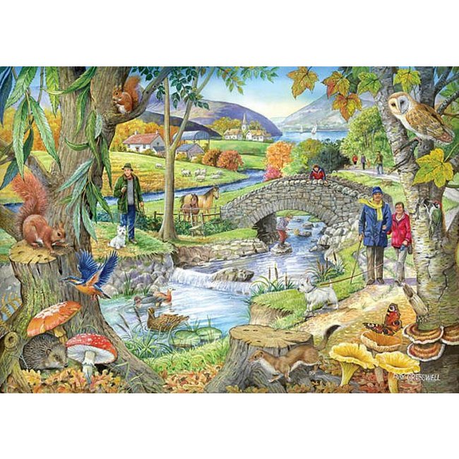 Puzzle Riverside Walk 1000 pezzi