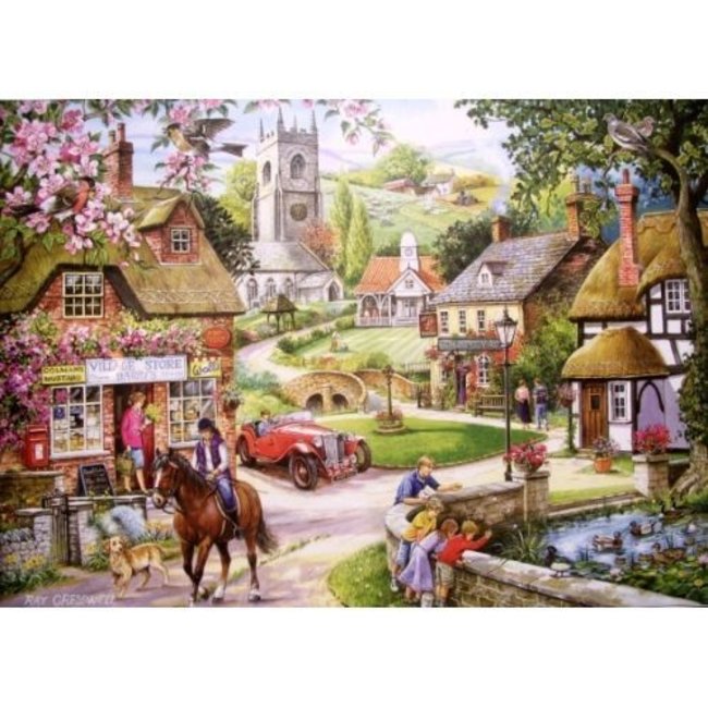 The House of Puzzles Feeding The Ducks Puzzle 1000 Pieces
