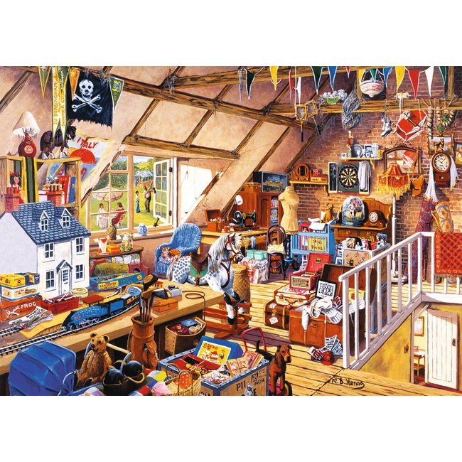 Grandma's Attic Puzzle 1000 Pieces