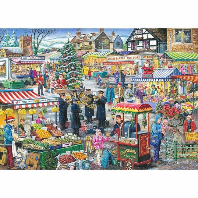 The House of Puzzles No.5 - Puzzle del mercato festivo 1000 pezzi