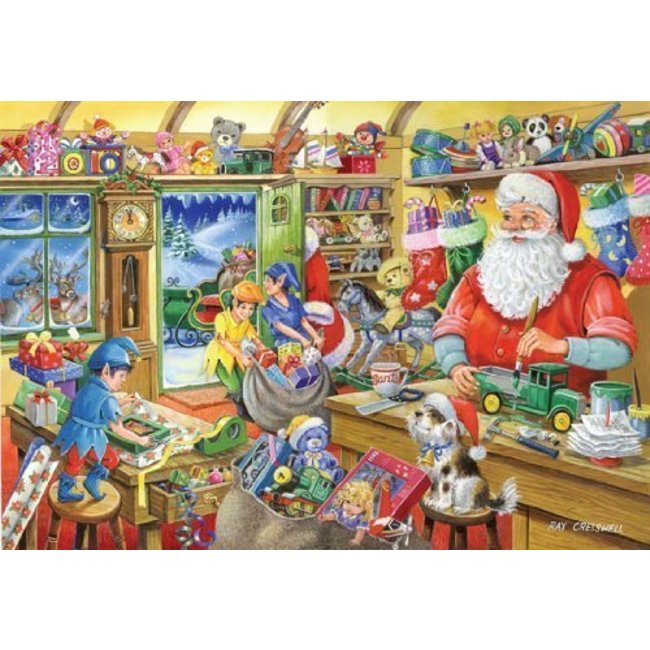 The House of Puzzles Nr.5 - Weihnachtsmannwerkstatt Puzzle 1000 Teile