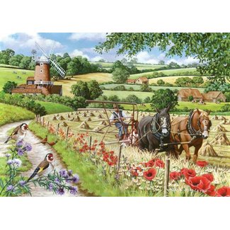 The House of Puzzles Puzzle Windmill Lane 500 Piezas XL