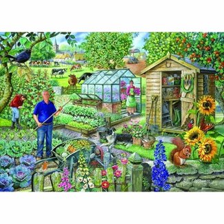 The House of Puzzles Im Kleingarten Puzzle 500 Teile XL