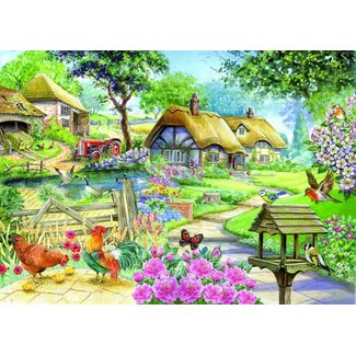 The House of Puzzles Landleben Puzzle 500 Teile XL