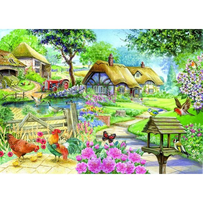 The House of Puzzles Country Living Puzzle 500 Pieces XL