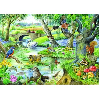 The House of Puzzles Puzzle di Tales Of The River 500 pezzi XL