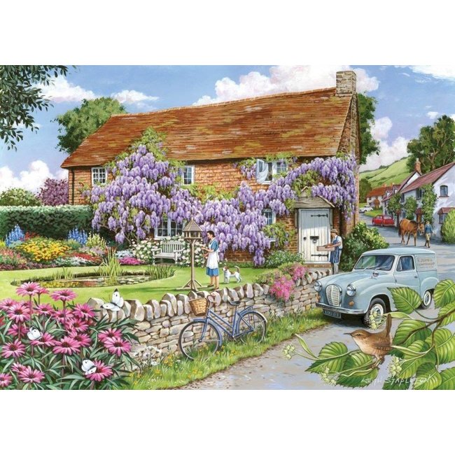 Puzzle "Wisteria Cottage" 250 pièces XL