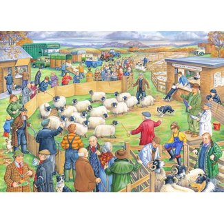 The House of Puzzles Casse-tête de vente de moutons 250 pièces XL