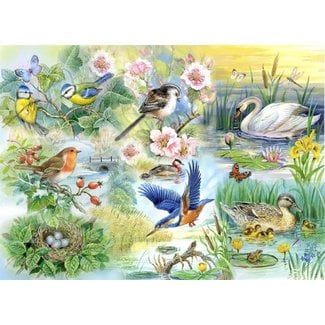 The House of Puzzles Casse-tête "Feathered Friends" 250 pièces XL