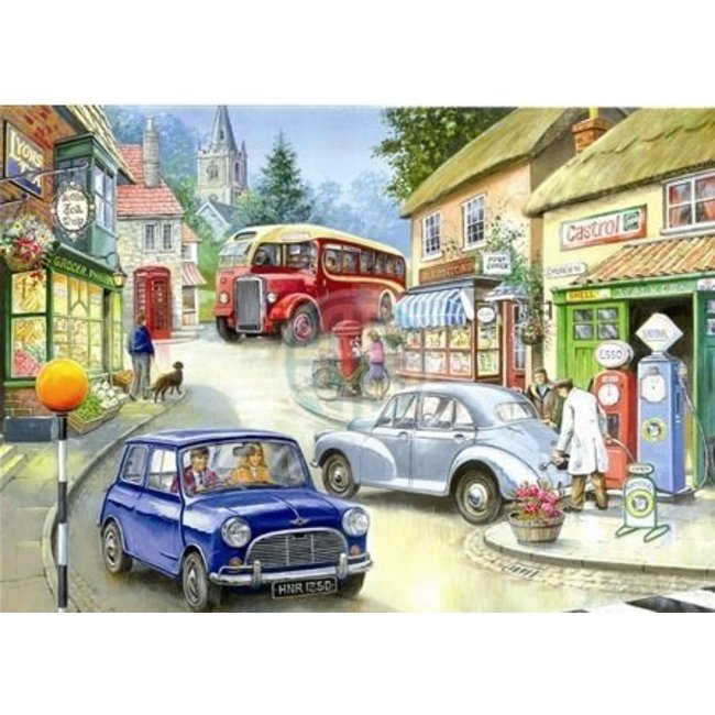 The House of Puzzles Country Town Puzzle 250 Pieces XL