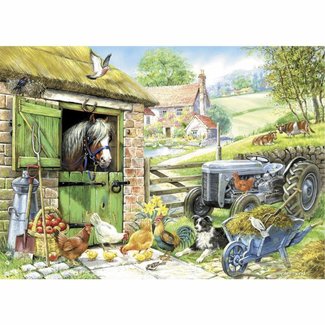 The House of Puzzles Casse-tête de la ferme 250 pièces XL