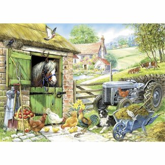 The House of Puzzles Puzzle 250 pezzi XL di Down On The Farm