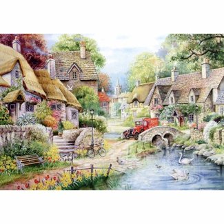 The House of Puzzles Puzzle River Cottage 250 pièces XL