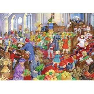 The House of Puzzles Harvest Festival Puzzle 500 Pieces