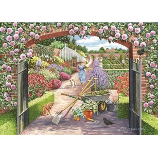 The House of Puzzles Puzzle del giardino murato 500 pezzi