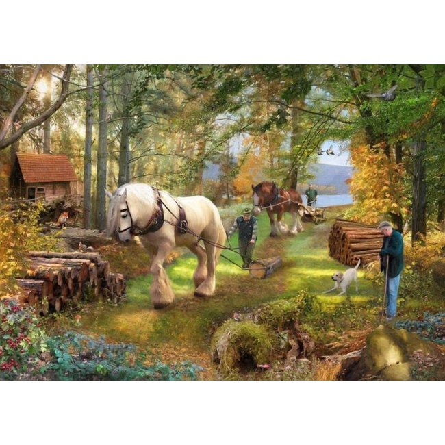 The House of Puzzles Horse Power Puzzle 500 Pieces