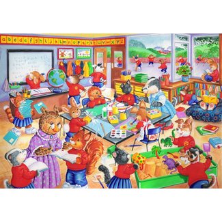 The House of Puzzles Puzzle 80 pièces - Jours d'école