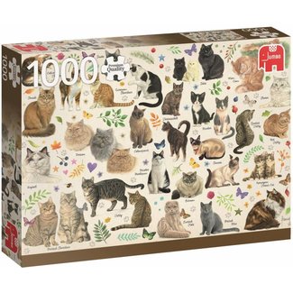 Jumbo Cats Poster Puzzle 1000 Pieces Francien's Cats