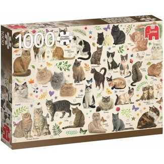 Jumbo Póster Gatos Puzzle 1000 Piezas Francien's Cats