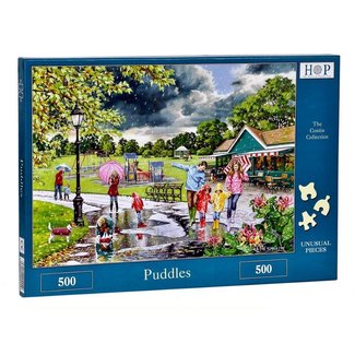 The House of Puzzles Pfützen Puzzle 500 Teile