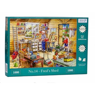 The House of Puzzles Nr.14 - Freds Schuppen Puzzle 1000 Teile