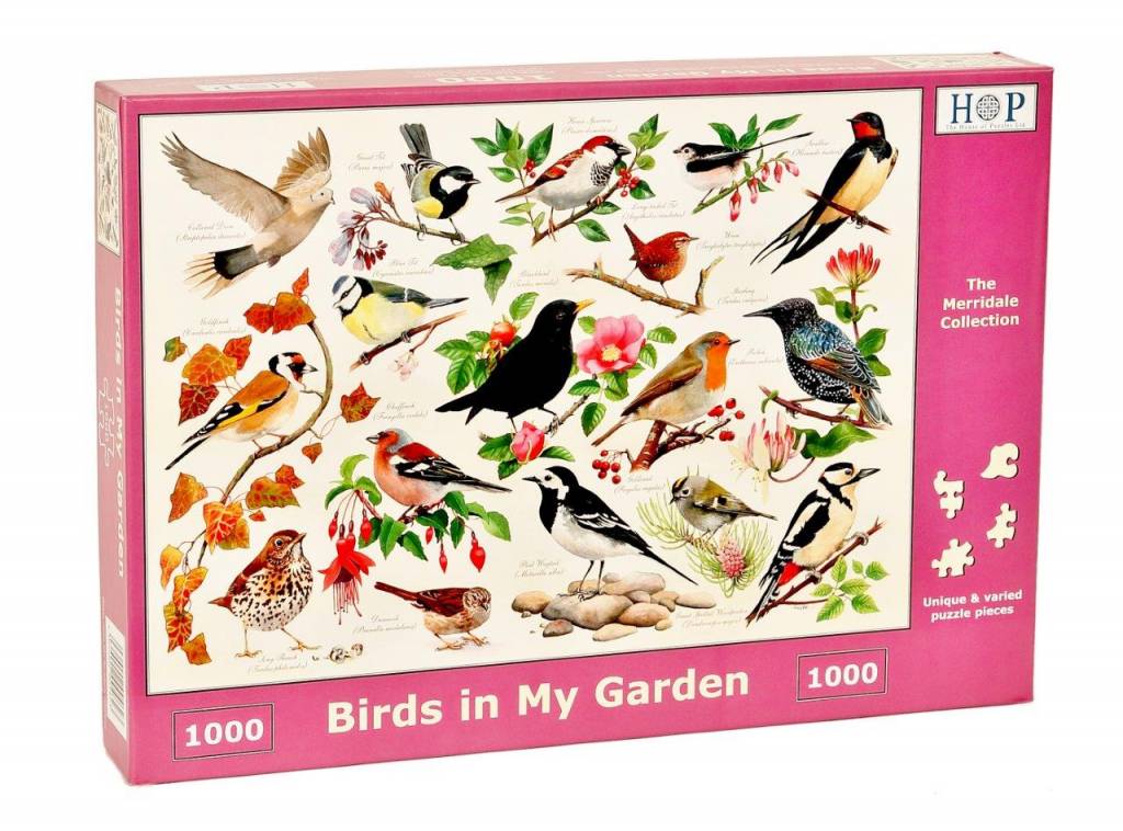 Birds in My Garden Puzzel 1000 stukjes
