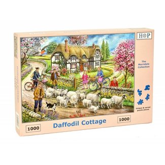 The House of Puzzles Puzzle Daffodil Cottage 1000 piezas