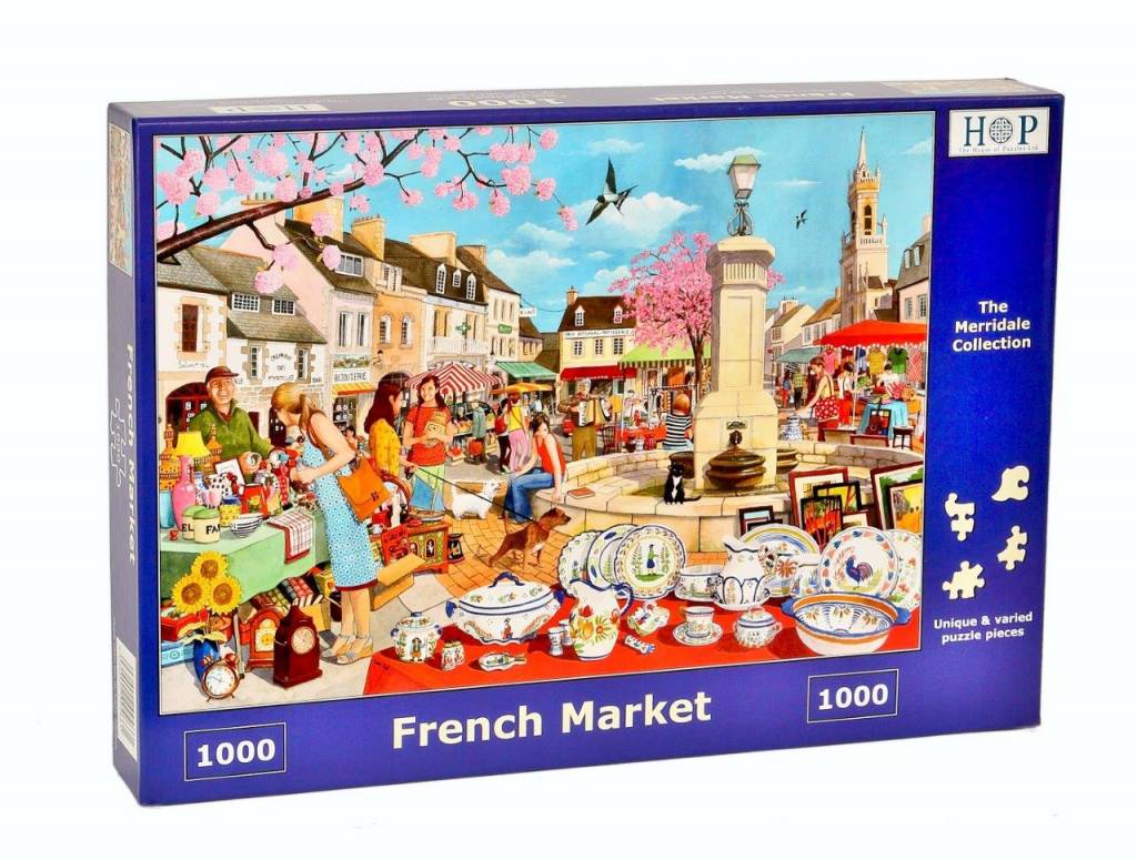 French Market Puzzel 1000 stukjes