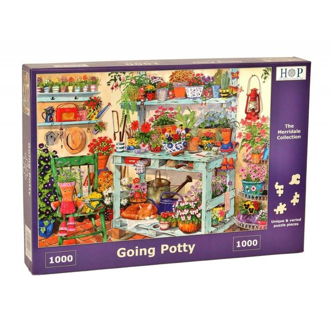 The House of Puzzles Going Potty Puzzle 1000 Teile