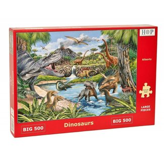 The House of Puzzles Puzzle dei dinosauri 500 pezzi XL