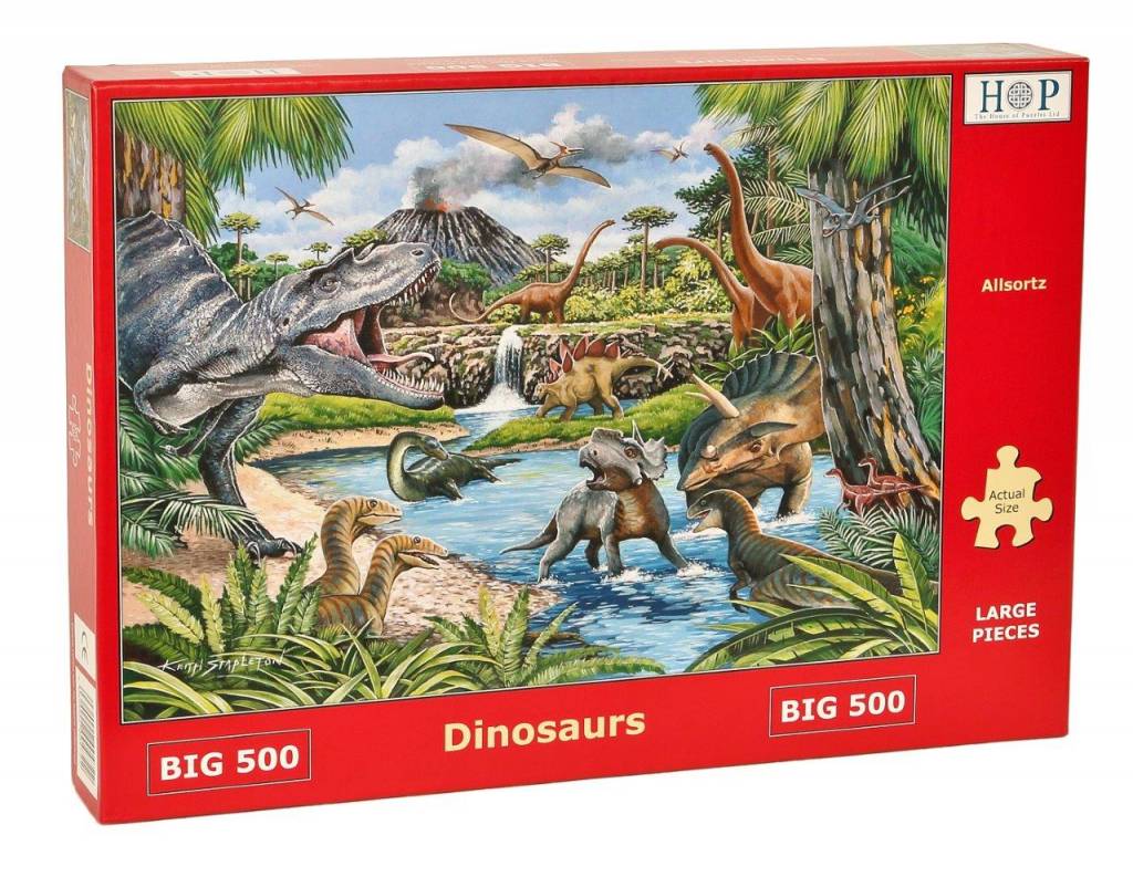 Dinosaurs Puzzel 500 XL stukjes