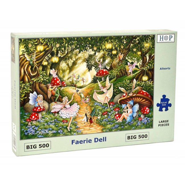 The House of Puzzles Faerie Dell Puzzle 500 XL pieces