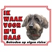 Stickerkoning Teckel Waakbord - Ruwhaar