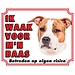 Stickerkoning American Staffordshire Terrier Uhrenschild