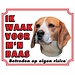 Stickerkoning Segno di guardia Beagle - Sto facendo la guardia al mio capo