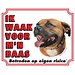 Stickerkoning Segno di guardia dello Staffordshire Bull Terrier - Sto attento a