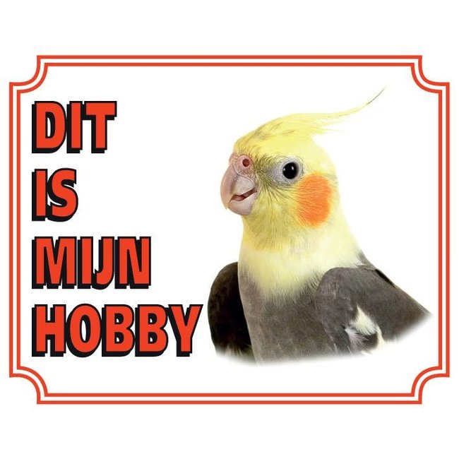 Stickerkoning Falcon Parakeet Watch Sign - Das ist mein Hobby