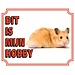 Stickerkoning Golden Hamster Watch Sign - Das ist mein Hobby