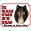 Stickerkoning Schottischer Schäferhund / Collie Watch Sign - I Watch Schwarz