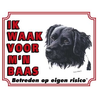 Stickerkoning Frisian Stabij Watchman sign - Vigilo a mi jefe
